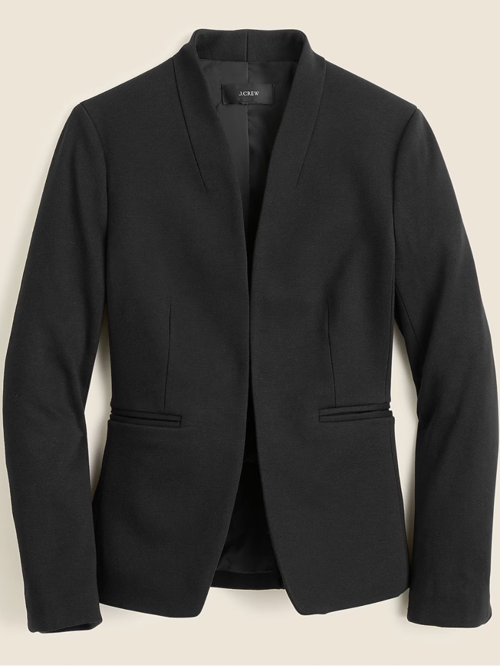 Going-out blazer in stretch twill